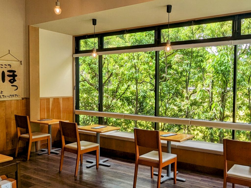木谷山カフェ風景